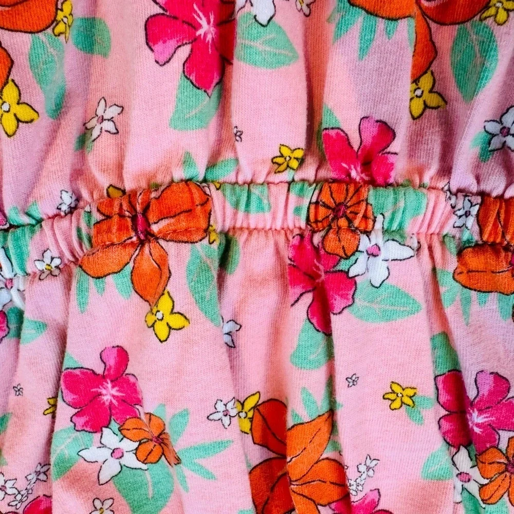 Carter's baby girl floral romper summer Jumpsuit size 12 months